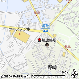 松鶴野崎弐番館周辺の地図