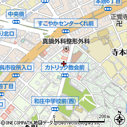 呉市社会福祉協議会 訪問介護事業所周辺の地図