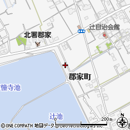 香川県丸亀市郡家町251-5周辺の地図