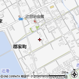 香川県丸亀市郡家町214-17周辺の地図
