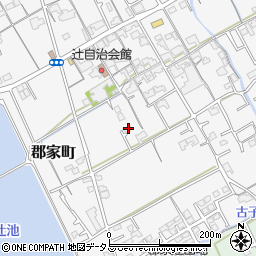香川県丸亀市郡家町214-8周辺の地図