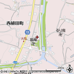 香川県高松市西植田町651周辺の地図