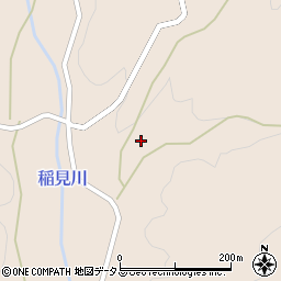山口県下関市豊田町大字稲見337周辺の地図