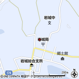 愛媛県越智郡上島町岩城1235周辺の地図