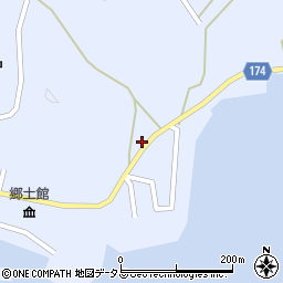 愛媛県越智郡上島町岩城751周辺の地図