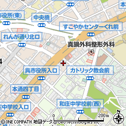 呉ロータリークラブ周辺の地図