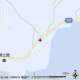 愛媛県越智郡上島町岩城758周辺の地図