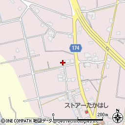 香川県高松市香南町池内周辺の地図