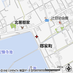 香川県丸亀市郡家町251-8周辺の地図