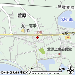 香川県綾歌郡綾川町萱原476-5周辺の地図