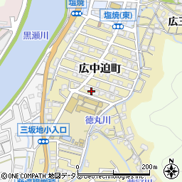 広島県呉市広中迫町周辺の地図