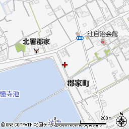 香川県丸亀市郡家町251-17周辺の地図
