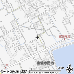 香川県丸亀市郡家町周辺の地図