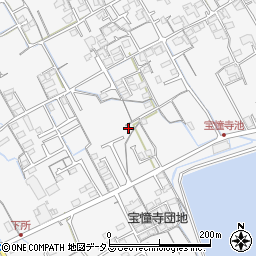 香川県丸亀市郡家町周辺の地図
