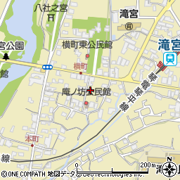 香川県綾歌郡綾川町滝宮1273周辺の地図