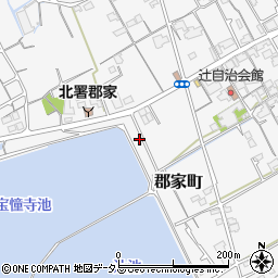香川県丸亀市郡家町251-9周辺の地図