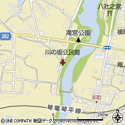 香川県綾歌郡綾川町滝宮1557-1周辺の地図