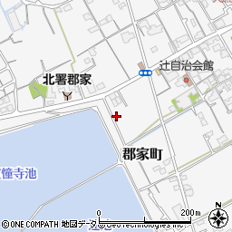 香川県丸亀市郡家町251-18周辺の地図