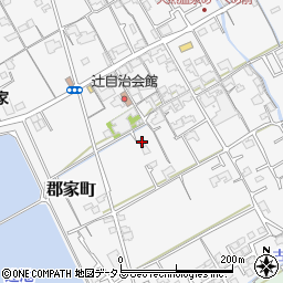 香川県丸亀市郡家町212-2周辺の地図