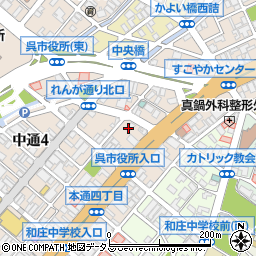 日本バプテスト呉キリスト教会周辺の地図
