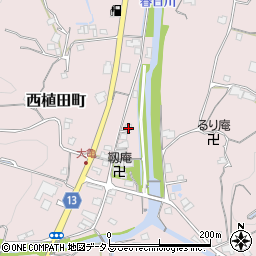 香川県高松市西植田町656周辺の地図