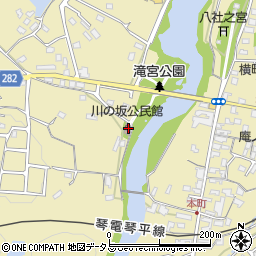 香川県綾歌郡綾川町滝宮1557周辺の地図