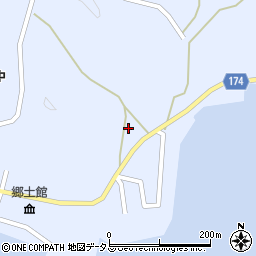 愛媛県越智郡上島町岩城746周辺の地図