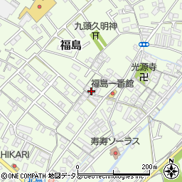 和歌山県和歌山市福島8周辺の地図