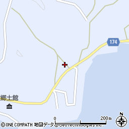 愛媛県越智郡上島町岩城747周辺の地図