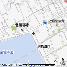 香川県丸亀市郡家町251-10周辺の地図