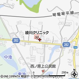 ベスト個別　綾川教室周辺の地図