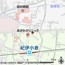 和歌山小倉郵便局周辺の地図