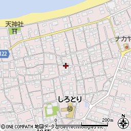 松東自治会場周辺の地図