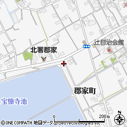 香川県丸亀市郡家町251-11周辺の地図