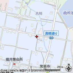 香川県高松市香南町横井418周辺の地図