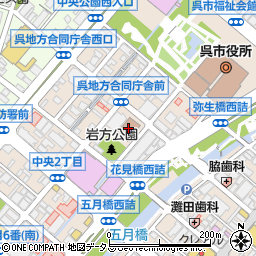 呉地方合同庁舎周辺の地図