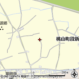 和歌山県紀の川市桃山町段新田周辺の地図