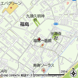 和歌山県和歌山市福島4周辺の地図