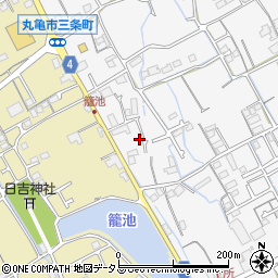 香川県丸亀市郡家町650-5周辺の地図