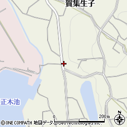 兵庫県南あわじ市賀集生子334-1周辺の地図
