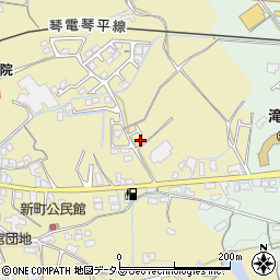 香川県綾歌郡綾川町滝宮437-3周辺の地図