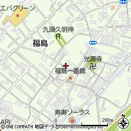 和歌山県和歌山市福島36周辺の地図