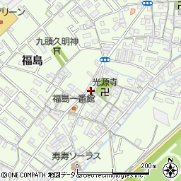 和歌山県和歌山市福島40周辺の地図