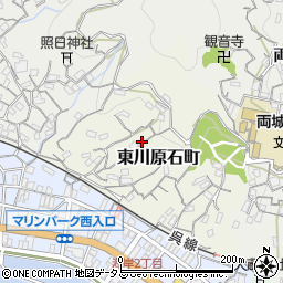 広島県呉市東川原石町周辺の地図