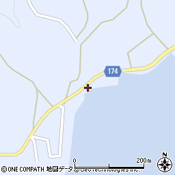 愛媛県越智郡上島町岩城630周辺の地図