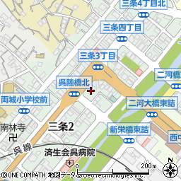 岡村医院周辺の地図