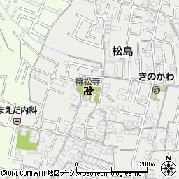 持松寺周辺の地図