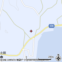 愛媛県越智郡上島町岩城741周辺の地図