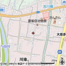 香川県東かがわ市川東75-5周辺の地図