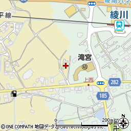 香川県綾歌郡綾川町滝宮414周辺の地図